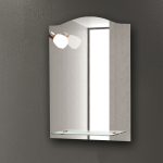 Καθρέπτης με φωτιστικό και εταζέρα 30302 KARAG 70x50cm